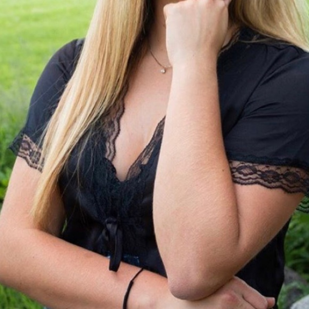 Princess Polly Vintage Tie Shirt